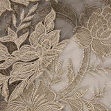 Tule Bordado Flor Vison - Ribes y Casals