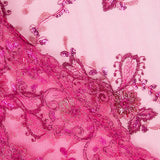 Tule Bordado Fúcsia - Ribes y Casals