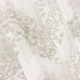 Tule Bordado Lurex Prata - Ribes y Casals