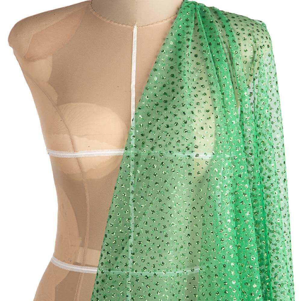 Tule Strass Verde - Ribes y Casals