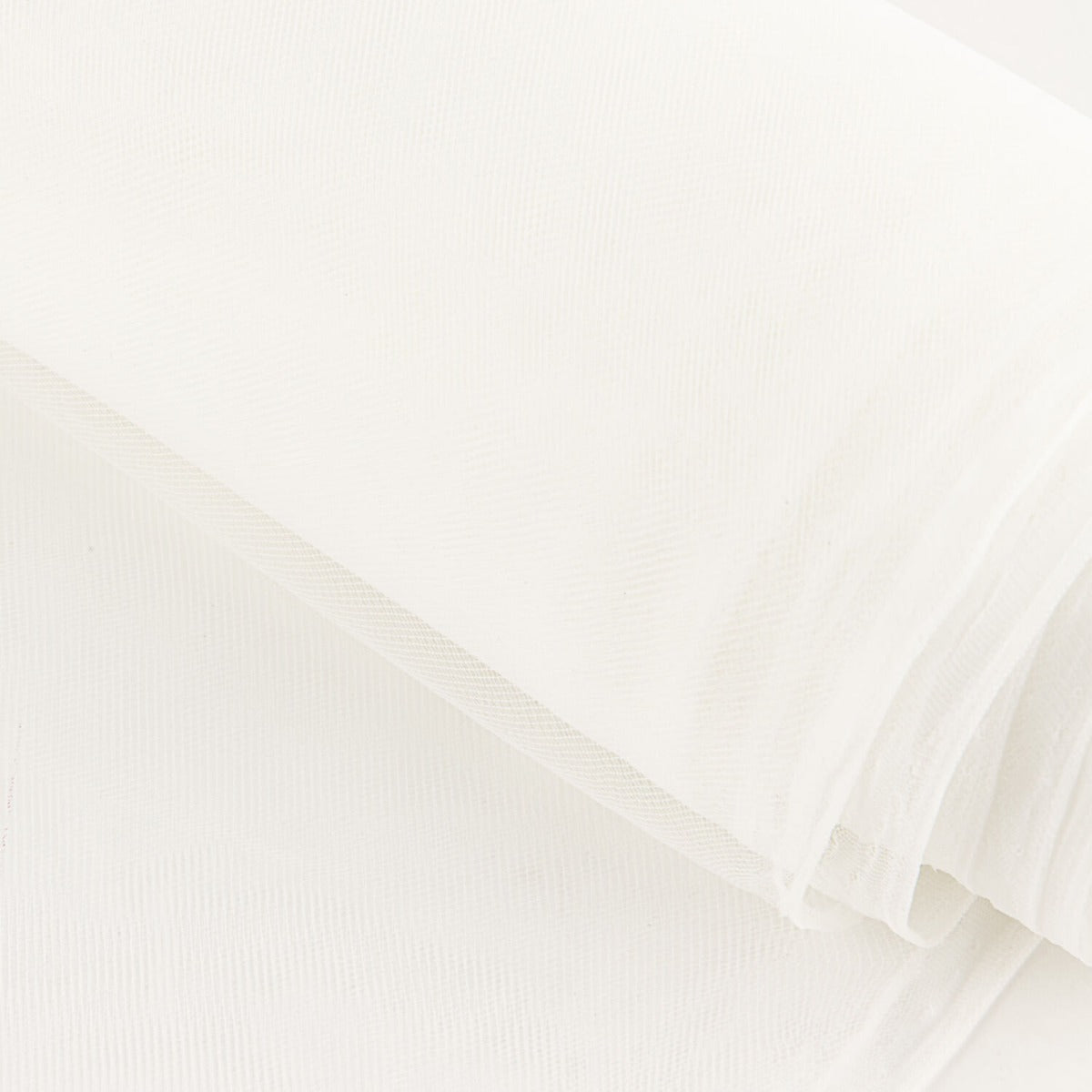 Tecido Tule Ilusão Branco Natural - Ribes y Casals