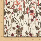 Tule Lantejoula Flor Bege - Ribes y Casals