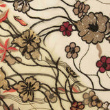 Tule Lantejoula Flor Bege - Ribes y Casals