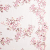 Tule Lantejoulas Jardim Rosa - Ribes y Casals