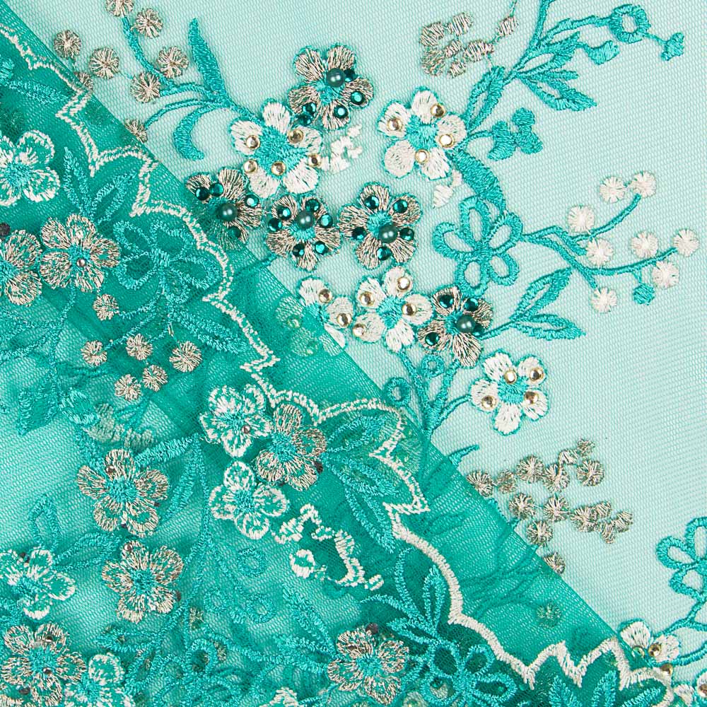 Tule Lantejoula Jardim Verde - Ribes y Casals