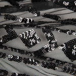 Tul Lentejuela Lycra Cher Negro - Ribes y Casals