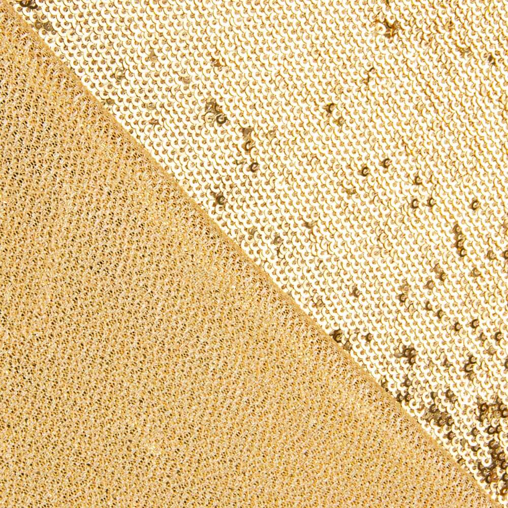 Tule Lantejoula Brilhante Ouro Nude - Ribes y Casals