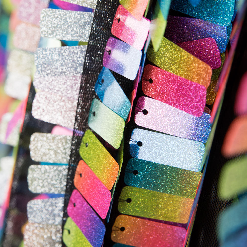 Tule Lantejoulas Rectangular Cores - Ribes y Casals