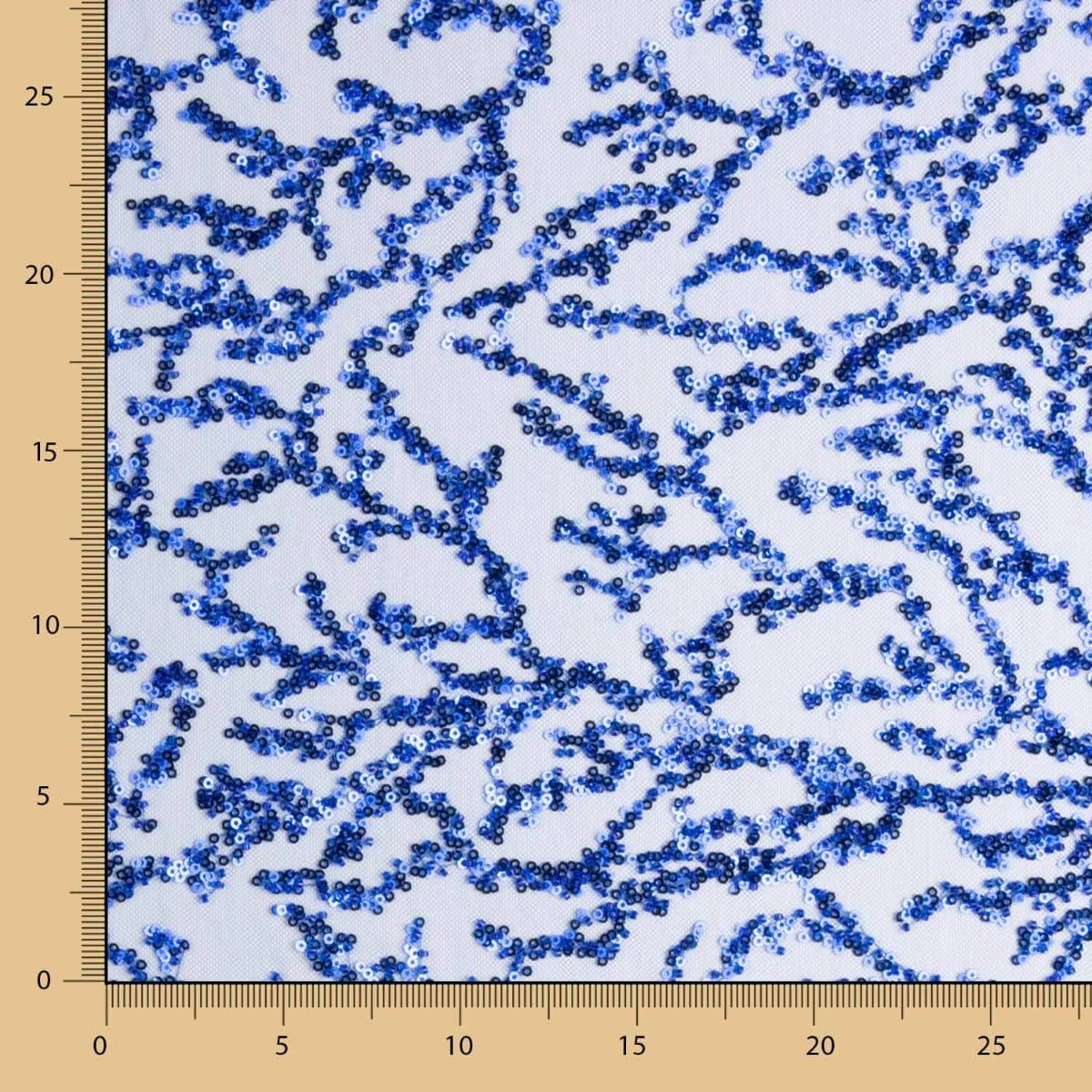 Retal Pedrería Moteado Azul 140x120 cm - Ribes y Casals