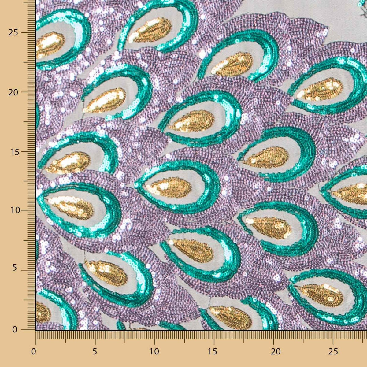 Tul Lentejuela Fantasía Real Malva - Ribes y Casals