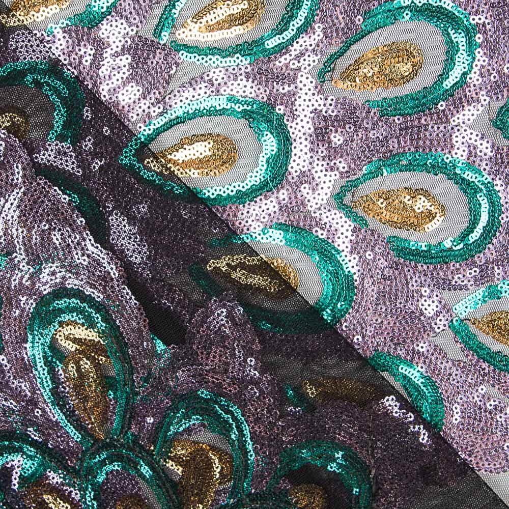 Tul Lentejuela Fantasía Real Malva - Ribes y Casals