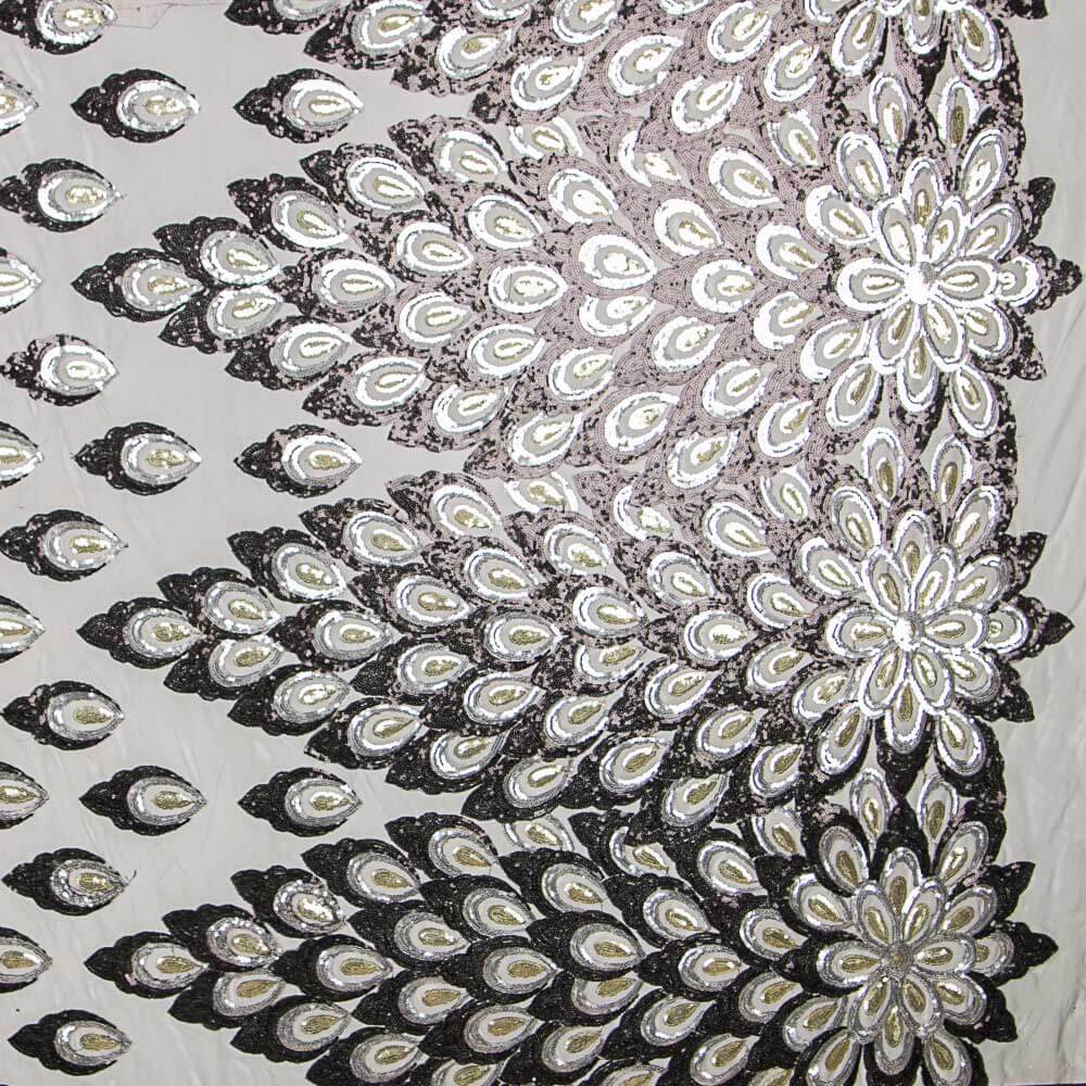 Tul Lentejuela Fantasía Real Negro - Ribes y Casals