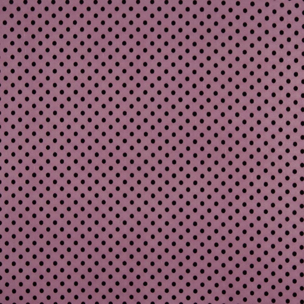 Tule Lycra Flocado Orquídea - Ribes y Casals