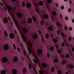 Tule Lycra Flocado Orquídea - Ribes y Casals