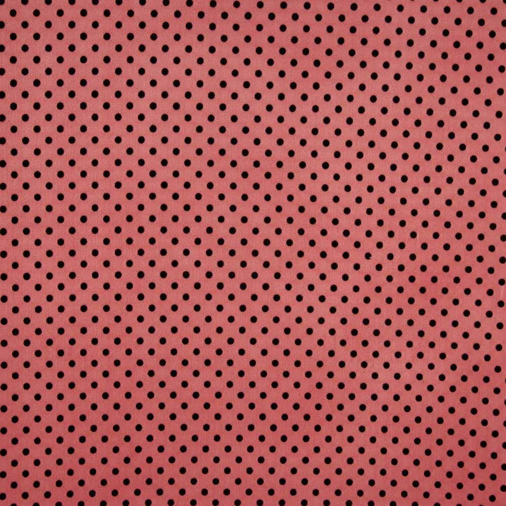 Tule Lycra Flocado Vermelho - Ribes y Casals