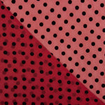 Tule Lycra Flocado Vermelho - Ribes y Casals