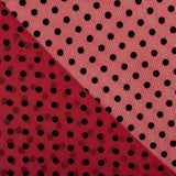 Tule Lycra Flocado Vermelho - Ribes y Casals