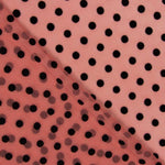 Tule Lycra Flocado Rosa - Ribes y Casals