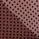 Tule Lycra Flocado Rosa Ruibarbo - Ribes y Casals