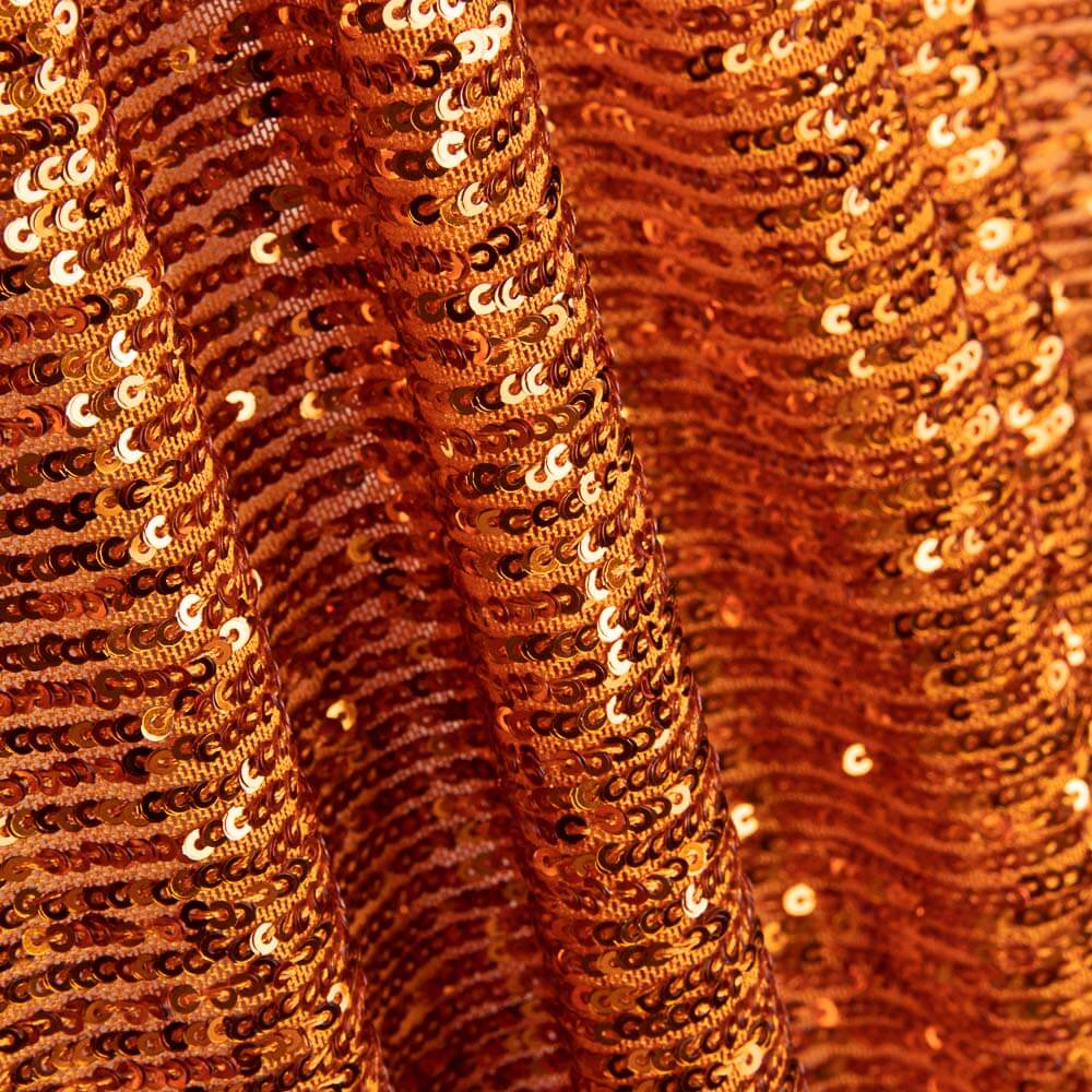 Tule Lycra Lantejoula Laranja - Ribes y Casals