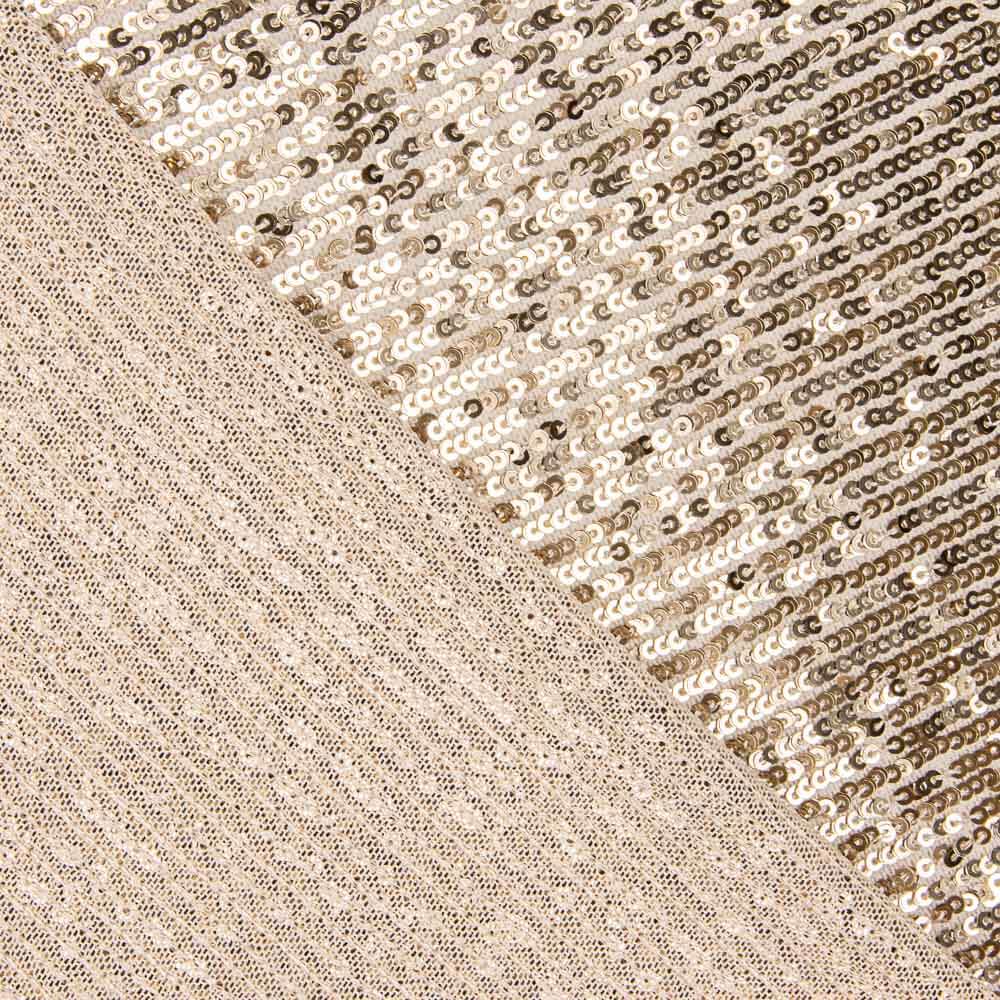 Tule Lycra Lantejoula Nude - Ribes y Casals