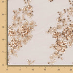 Tule Pedraria Bordado Dourado - Ribes y Casals