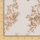 Tule Pedraria Bordado Dourado - Ribes y Casals