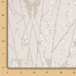 Retal Tul Pedrería Nude Kornelia 85x135 cm - Ribes y Casals