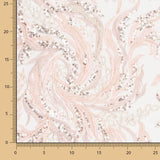 Tule Pedraria Bordado Rosa Claro - Ribes y Casals