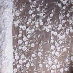 Tule Pedraria Noiva Flor Branca - Ribes y Casals