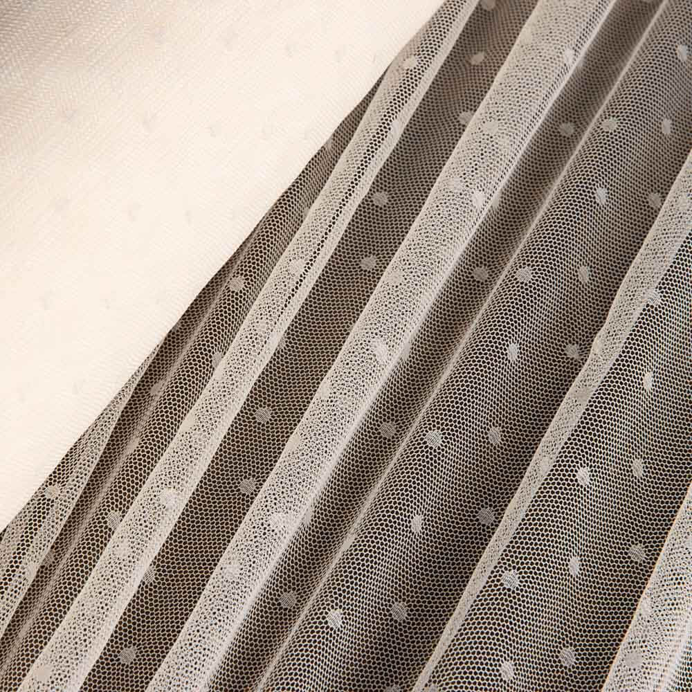 Tule Plumeti Ecru - Ribes y Casals