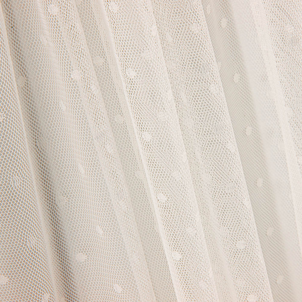 Tule Plumeti Ecru - Ribes y Casals