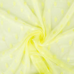 Tule Plumeti Elástico Amarelo - Ribes y Casals