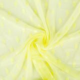 Tule Plumeti Elástico Amarelo - Ribes y Casals