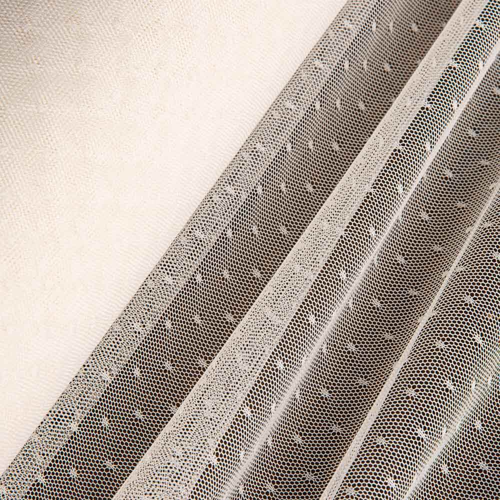 Tule Plumeti Lágrima Cru - Ribes y Casals