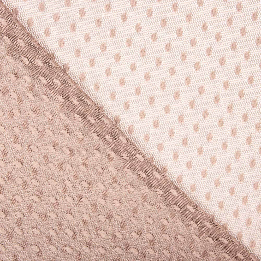 Tule Plumeti Rosa Maquiagem - Ribes y Casals