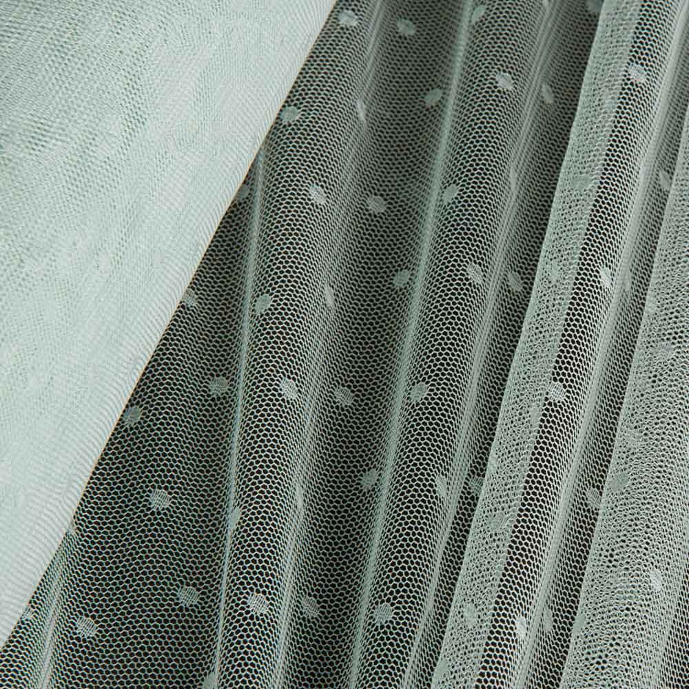 Tule Plumeti Verde Claro - Ribes y Casals