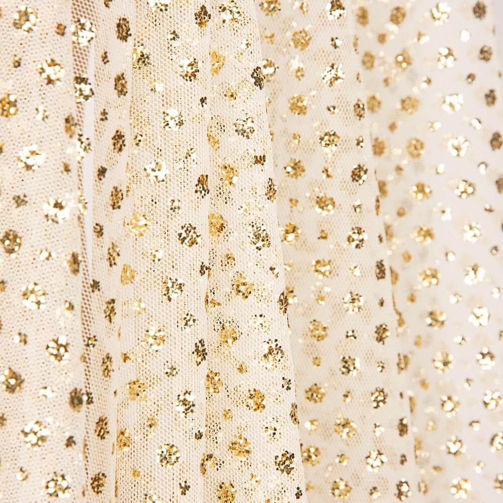 Tule Strass Dourado - Ribes y Casals