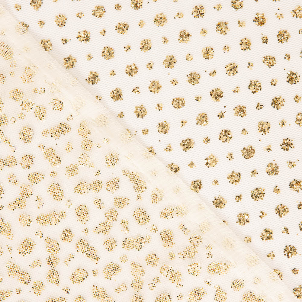 Tule Strass Dourado - Ribes y Casals