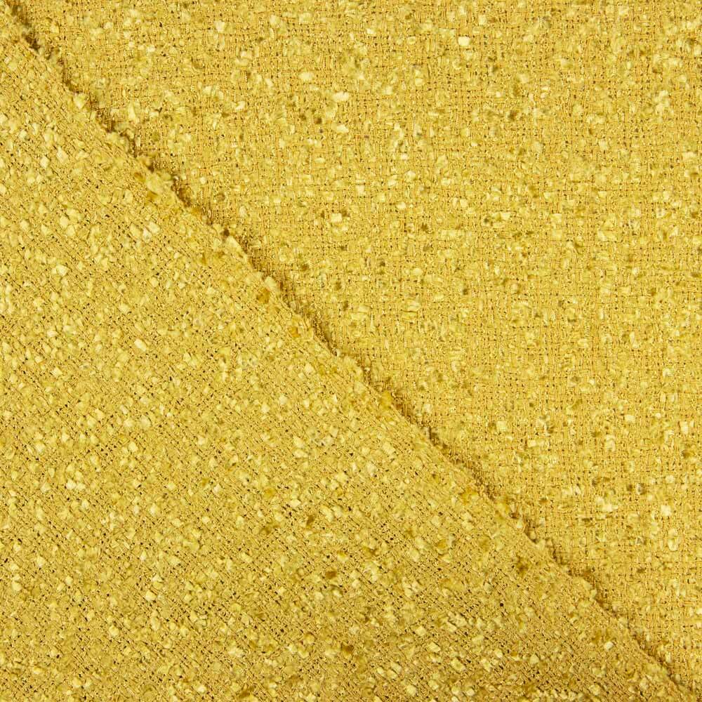 Tweed Lã Boucle Amarelo - Ribes y Casals