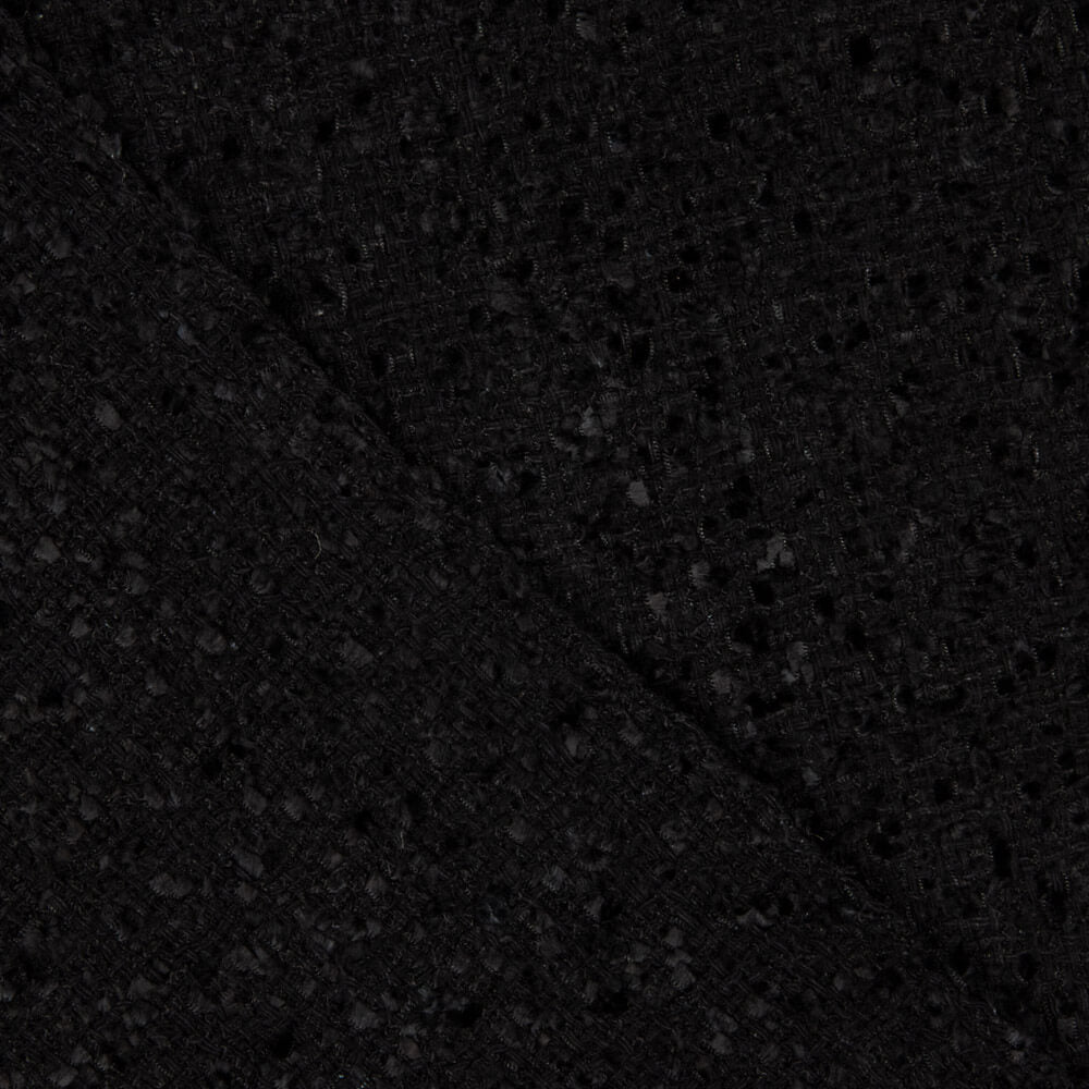 Tweed Lã Boucle Preto - Ribes y Casals