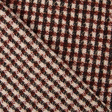 Tweed Lã Xadrez Castanho - Ribes y Casals