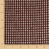 Tweed Lã Xadrez Castanho - Ribes y Casals