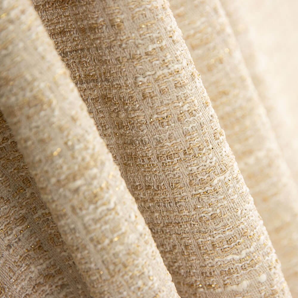 Tweed Lurex Areia Clara - Ribes y Casals