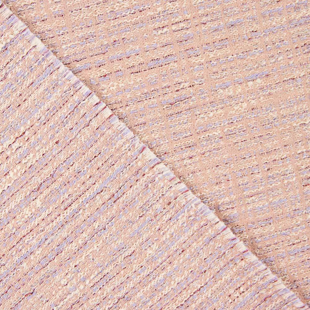 Tweed Lurex Rosa Claro - Ribes y Casals