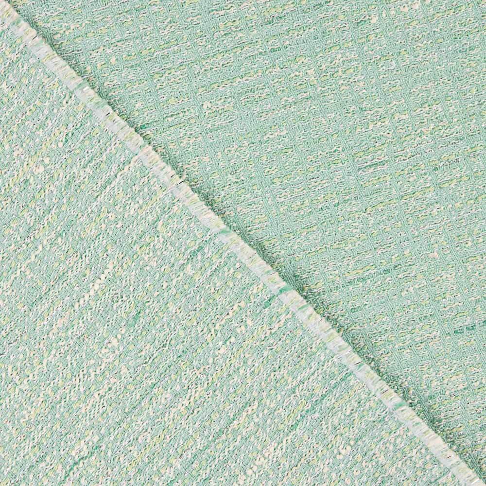 Tweed Lurex Verde Água - Ribes y Casals