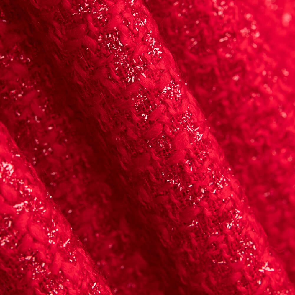 Tweed Lurex Vermelho - Ribes y Casals