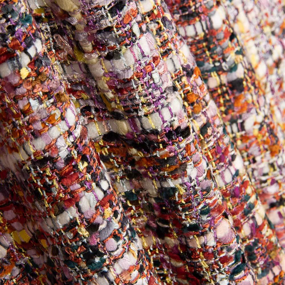 Tweed Viscose Chanel Rosa - Ribes y Casals
