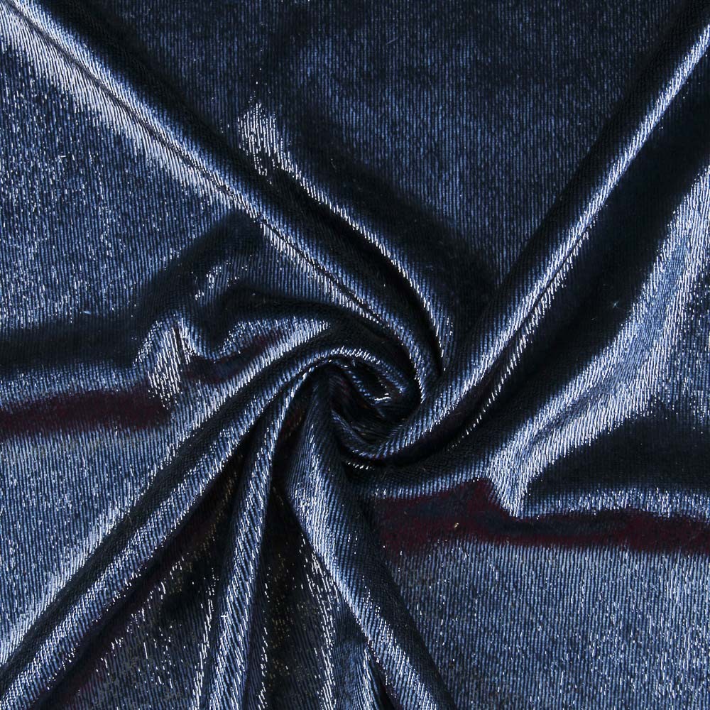 Veludo Lurex Azul Elétrico - Ribes y Casals