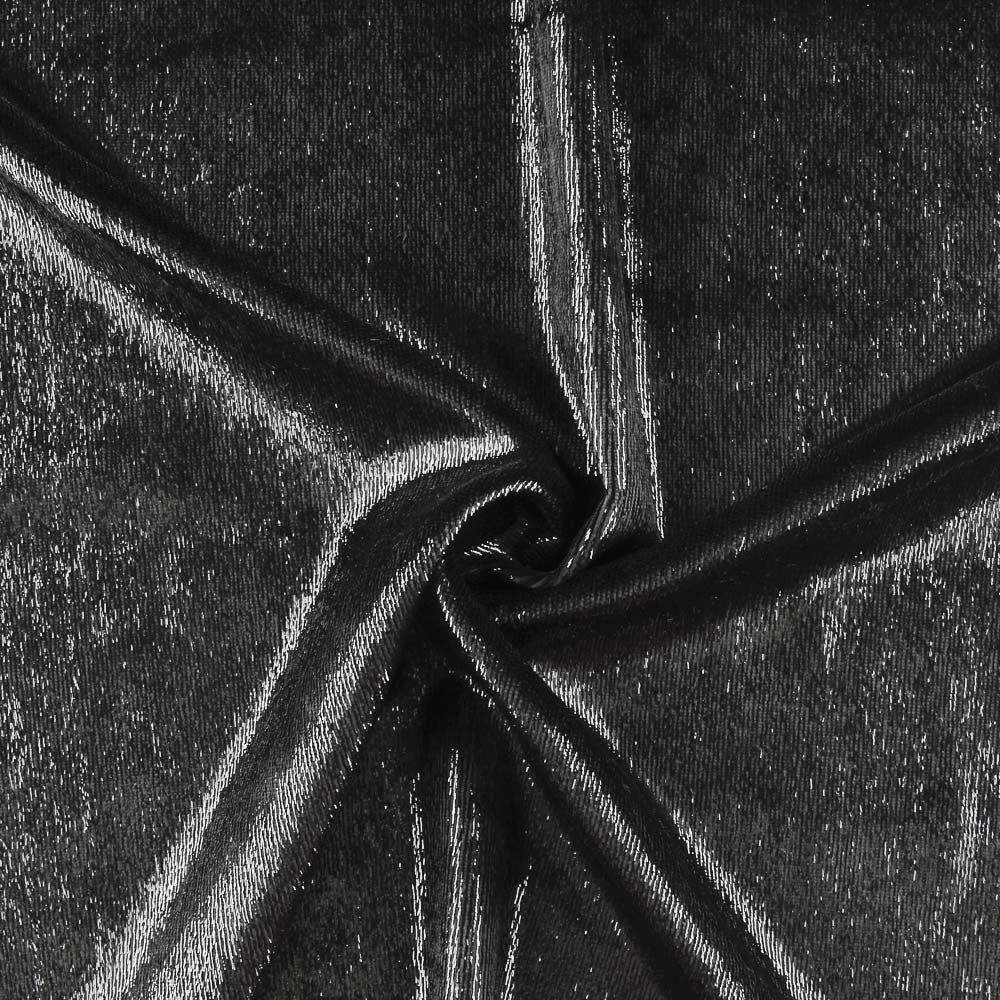 Veludo Lurex Negro - Ribes y Casals